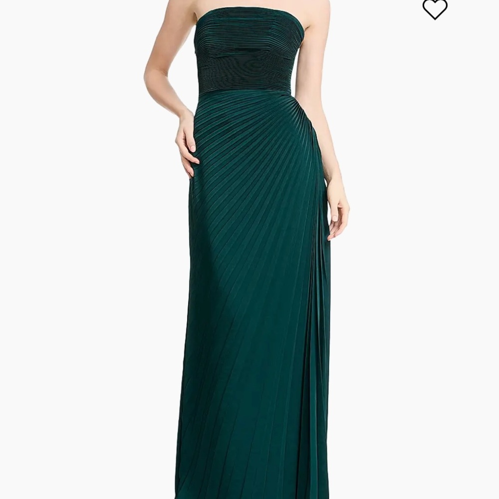 Dress the Population, Elegant Strapless “Kinley” Evening Gown